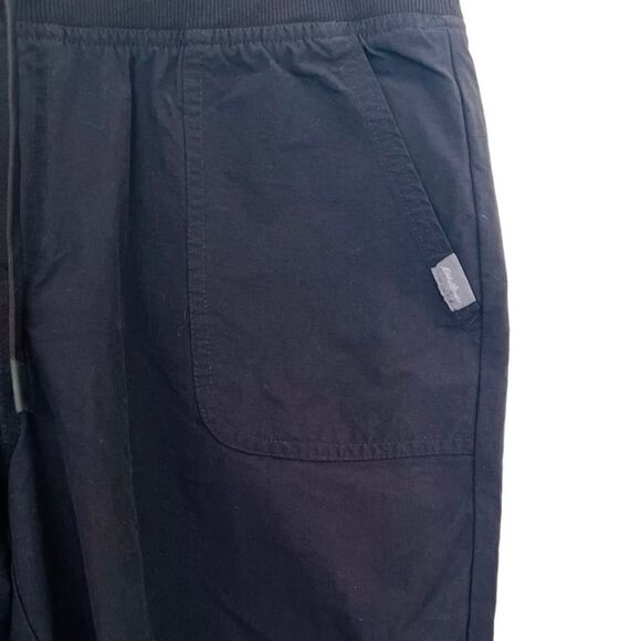 Eddie Bauer Black Outdoor Side pocket Capri Pant , elastic waistband Size M - Picture 6 of 7